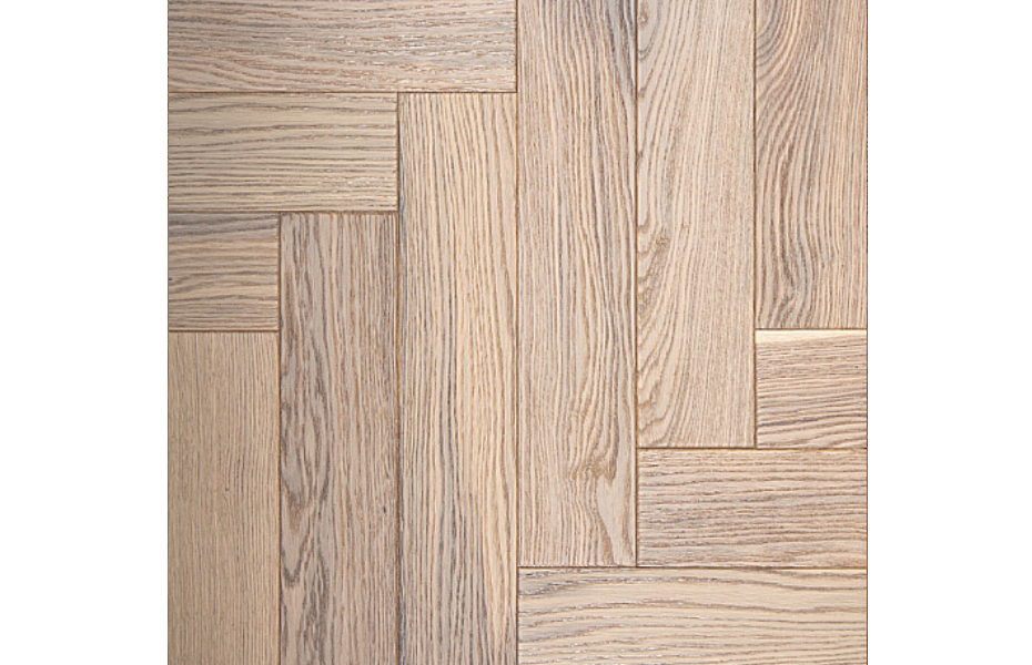 CROWNWOOD Лофт Английская елка 90° 2-х слойная (шип-паз) Арт.: 100404, Дуб Натур, Масло 500 x 100 x 14мм ПОЛ СТРАНЫ