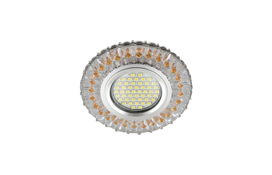 ВСТРАИВАЕМЫЙ СВЕТИЛЬНИК FAMETTO LUCIOLE DLS-L138 GU5.3 GLASSY/LIGHT TEA MNOGOROZETOK - МНОГОРОЗЕТОК
