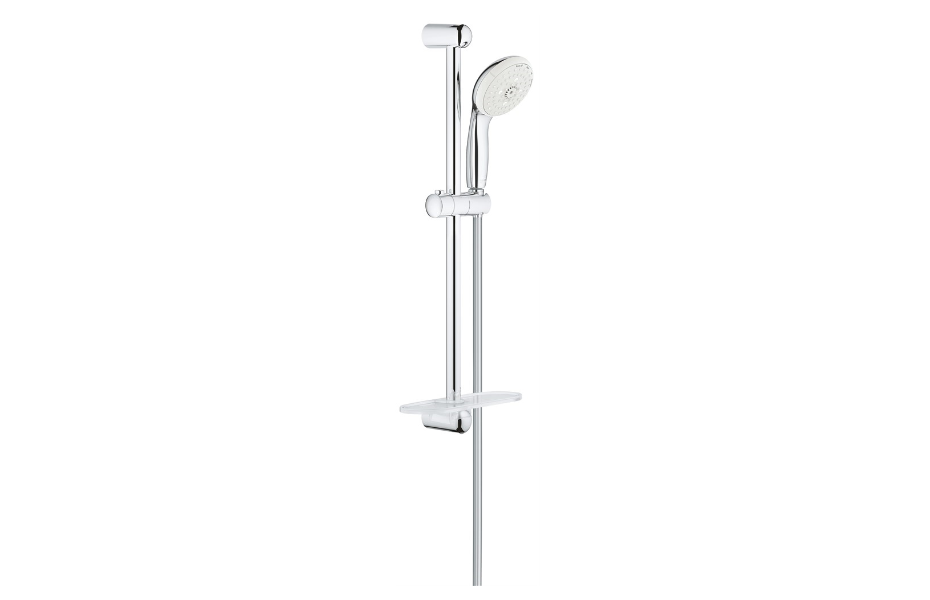 GROHE New Tempesta 100 IV Душевой гарнитур с мыльницей, душевая штанга 600 мм, 9,5 л/мин АТЕЛЬЕ ВАННОЙ КОМНАТЫ. САМАРА