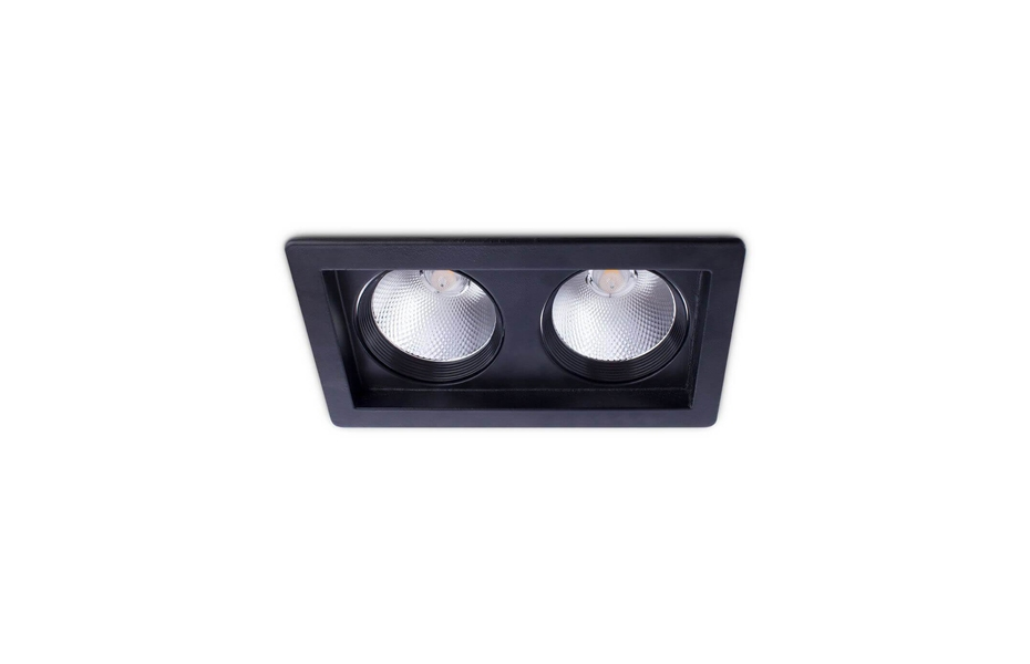 ВСТРАИВАЕМЫЙ СВЕТОДИОДНЫЙ СВЕТИЛЬНИК ARTE LAMP PRIVATO A7018PL-2BK MNOGOROZETOK - МНОГОРОЗЕТОК