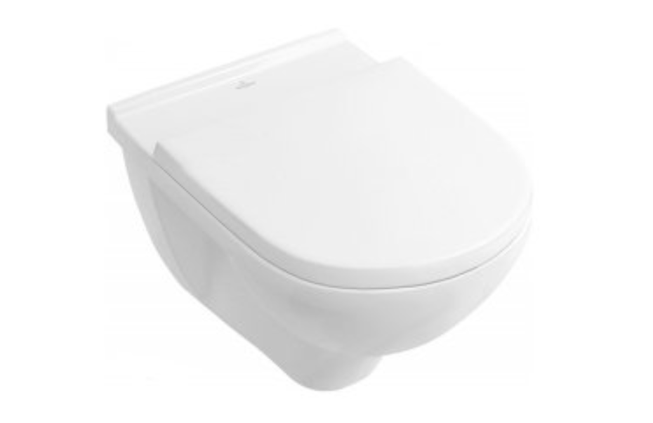 Унитаз подвесной Villeroy&Boch O.Novo DirectFlush Ceramic Plus (с крышкой SoftClose) 5660HRR1 (5660 HRR1) АКВАМЕТРИЯ