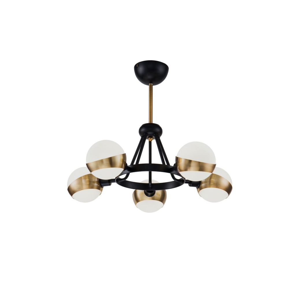 Люстра на штанге Freya Silvia FR5009PL-05B MAYTONI