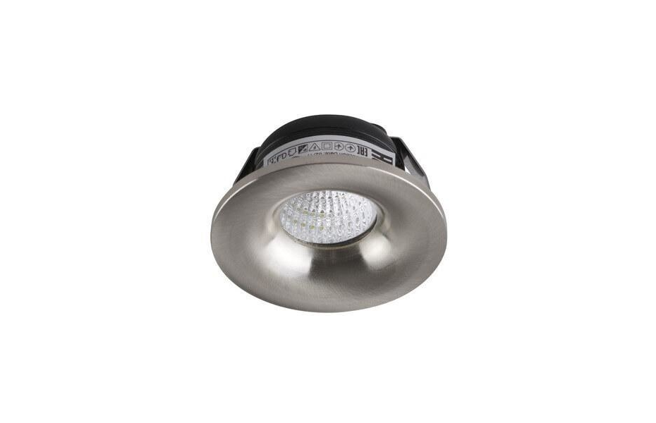 ВСТРАИВАЕМЫЙ СВЕТОДИОДНЫЙ СВЕТИЛЬНИК HOROZ BIANCA 3W 4200К МАТОВЫЙ ХРОМ 016-036-0003 MNOGOROZETOK - МНОГОРОЗЕТОК