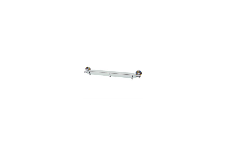 WasserKRAFT Diemel K-2244 Полка стеклянная с бортиком АТЕЛЬЕ ВАННОЙ КОМНАТЫ. САМАРА