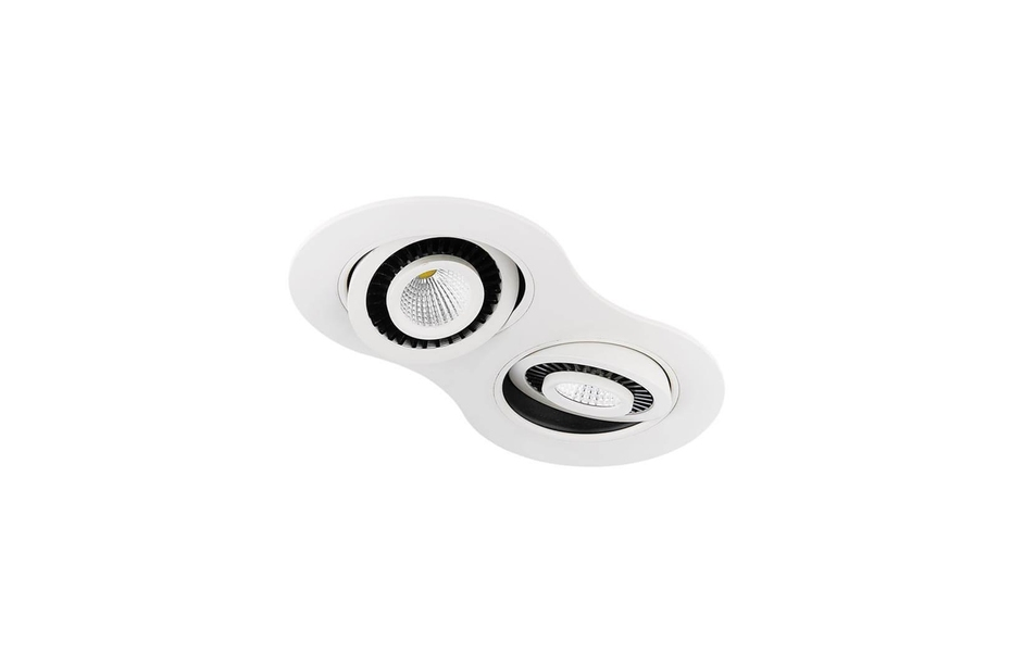 ВСТРАИВАЕМЫЙ СВЕТОДИОДНЫЙ СВЕТИЛЬНИК AMBRELLA LIGHT TECHNO LED S505/2 W MNOGOROZETOK - МНОГОРОЗЕТОК