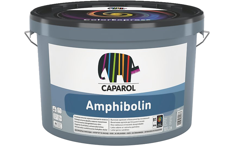 Краска водно-дисперсионная Caparol Amphibolin База 1, 10л КАПАРОЛ ЦЕНТР САМАРА
