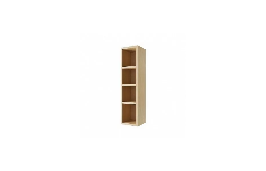 Шкаф Excellent Tuto подвесной 20 см открытый (дуб), MLEX.0106.200.BLBL МОСПЛИТКА