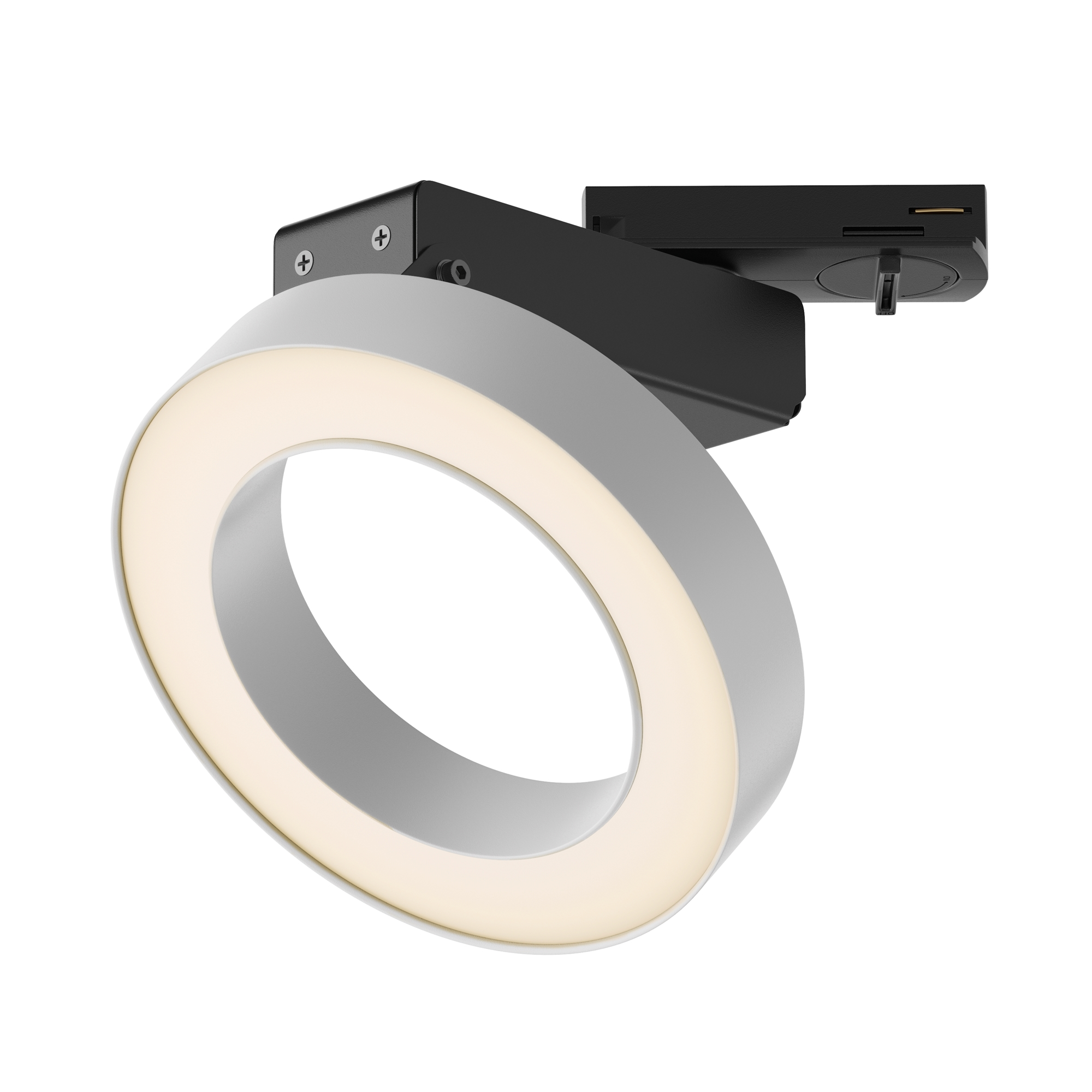 Трековый однофазный светодиодный светильник Maytoni Unity Rim TR044-1-12W3K-W MAYTONI