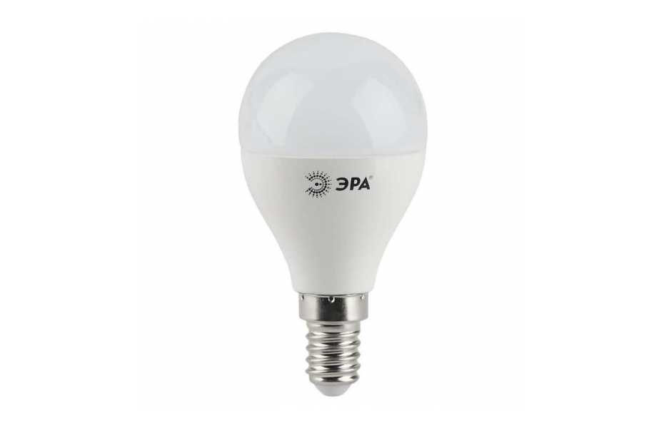 ЛАМПА СВЕТОДИОДНАЯ ЭРА E14 9W 4000K МАТОВАЯ LED P45-9W-840-E14 Б0029042 МОСПЛИТКА
