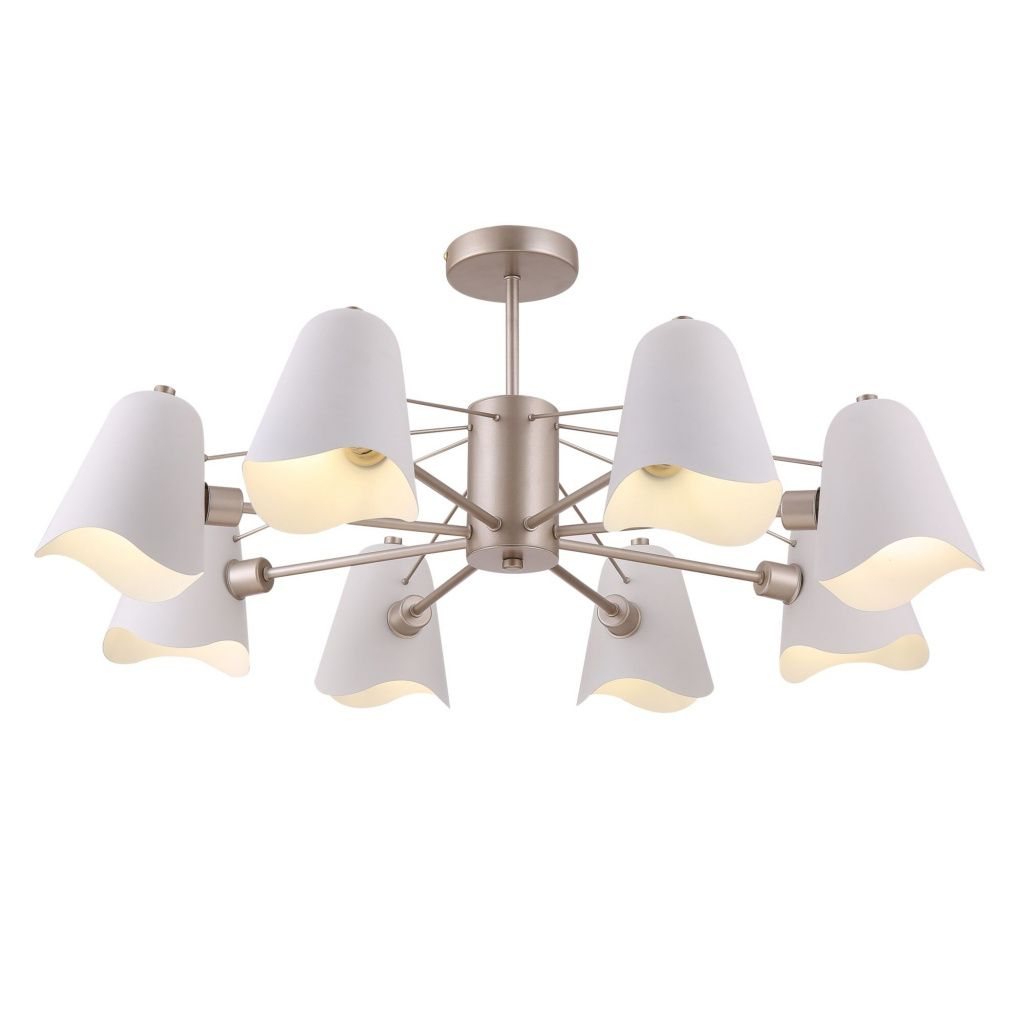 Люстра на штанге Freya Manon FR5037PL-08S MAYTONI