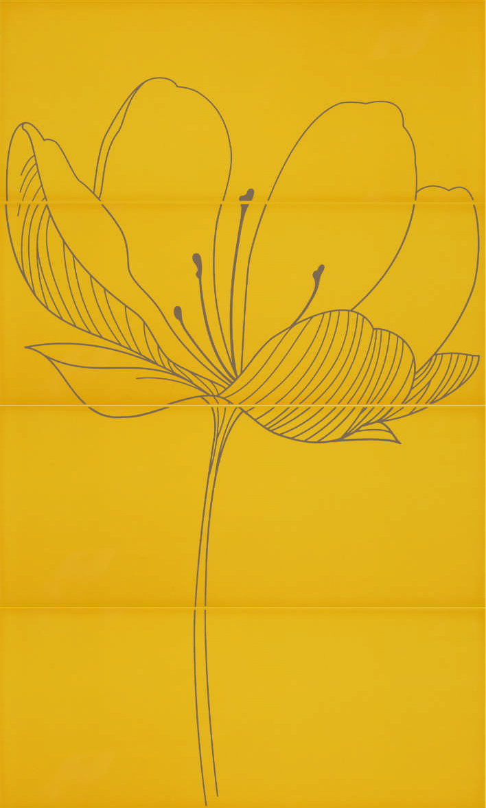 255D3RD DREAM A YELLOW, композиция (4 шт.) ARTCERAMICA - АРТКЕРАМИКА