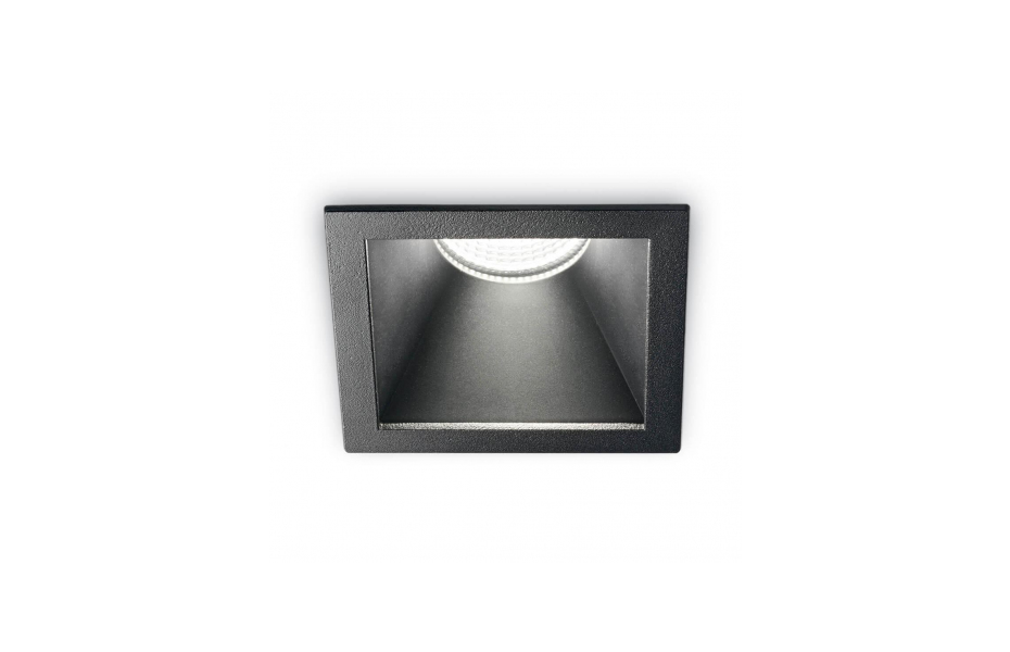 ВСТРАИВАЕМЫЙ СВЕТОДИОДНЫЙ СВЕТИЛЬНИК IDEAL LUX GAME SQUARE BK BK MNOGOROZETOK - МНОГОРОЗЕТОК