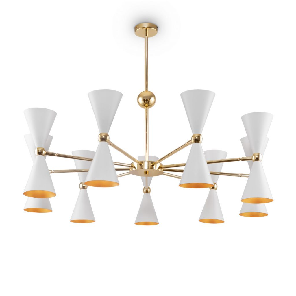 Люстра на штанге Maytoni Vesper MOD108PL-18WG MAYTONI