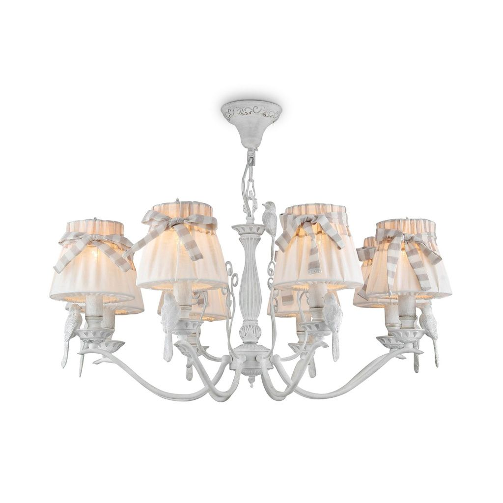 Подвесная люстра Maytoni Bird ARM013-08-W MAYTONI