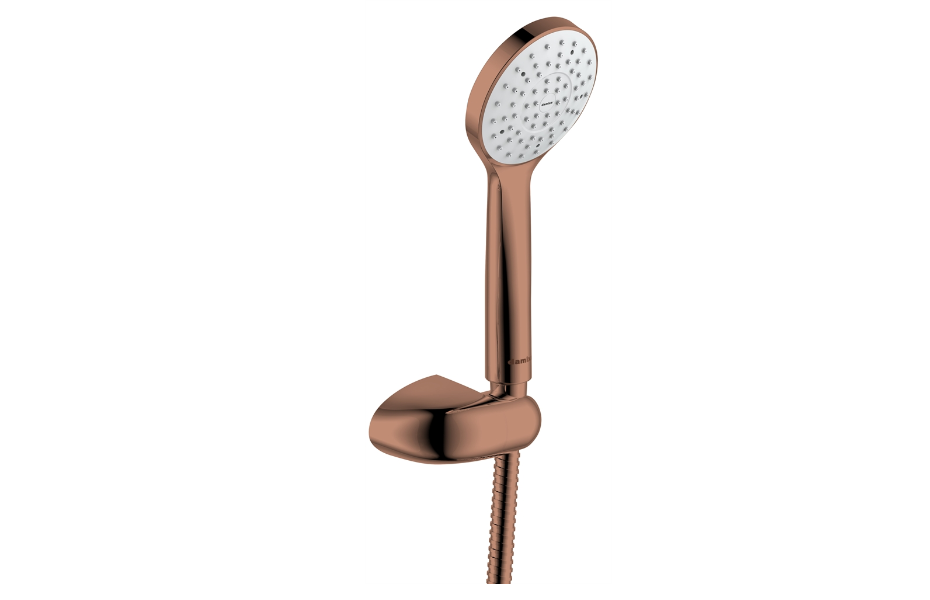 Damixa Eclipse Bronze душевой набор: 100 мм, 1ф, наст. держатель, шланг 1,5м АТЕЛЬЕ ВАННОЙ КОМНАТЫ. САМАРА