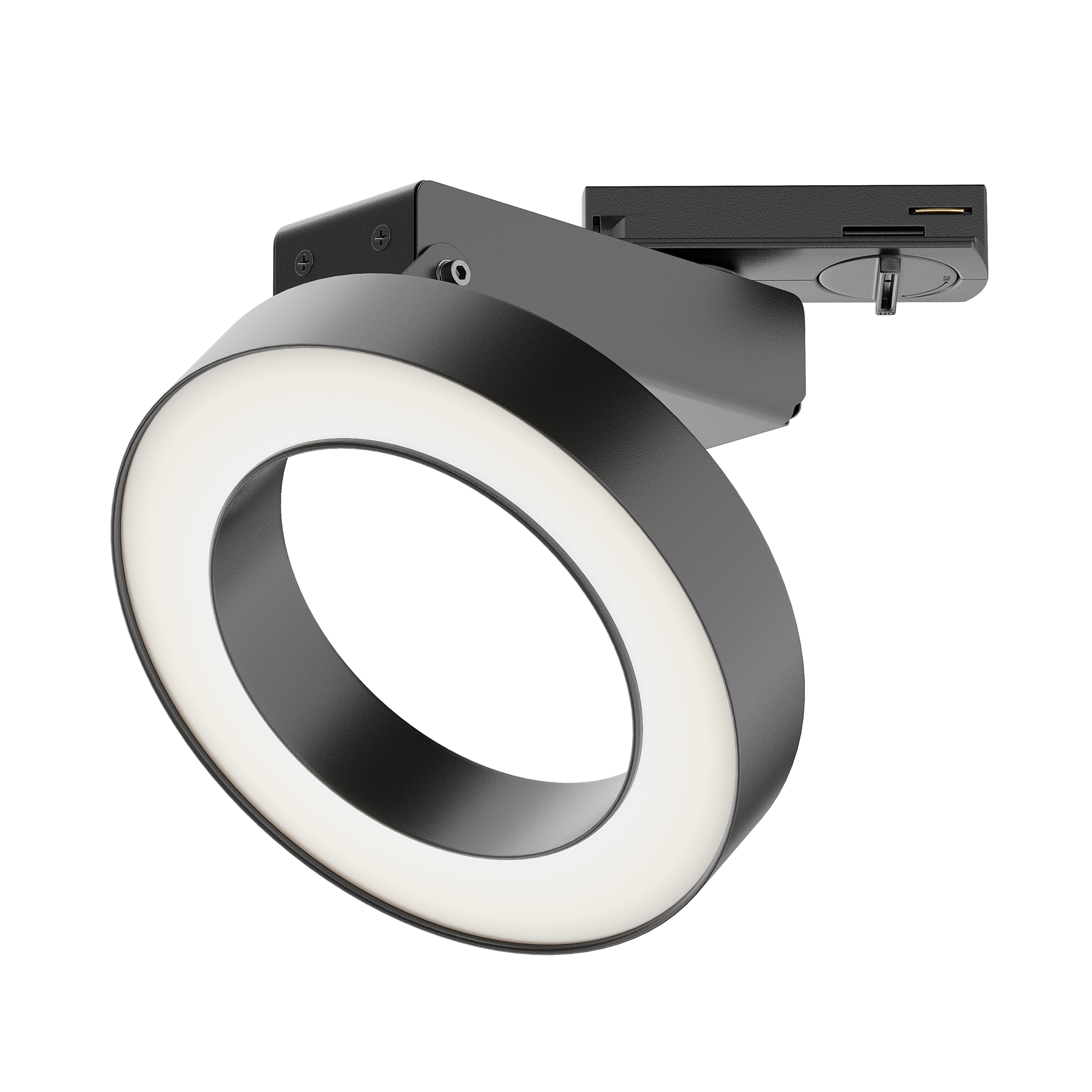Трековый однофазный светодиодный светильник Maytoni Unity Rim TR044-1-12W4K-B MAYTONI
