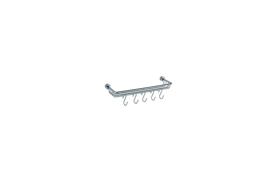 WasserKRAFT Donau K-9415 Полка-корзина с крючками АТЕЛЬЕ ВАННОЙ КОМНАТЫ. САМАРА