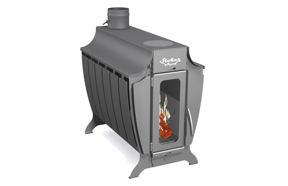 Печь отопительная ЕРМАК Stoker 220 Aqua-G (220 м³) ПАР МАСТЕР