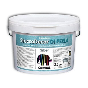 Декоративное покрытие Caparol StuccoDecor DI PERLA Silber 2,5л КАПАРОЛ ЦЕНТР САМАРА