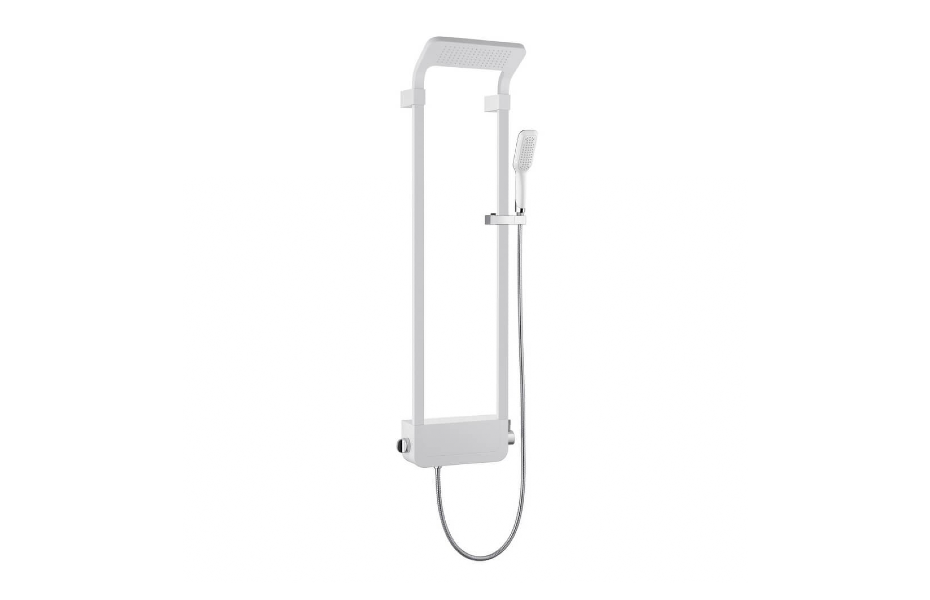 BLACK&WHITE Душевая панель W1010 Shine White (1300х405x230) АТЕЛЬЕ ВАННОЙ КОМНАТЫ. САМАРА