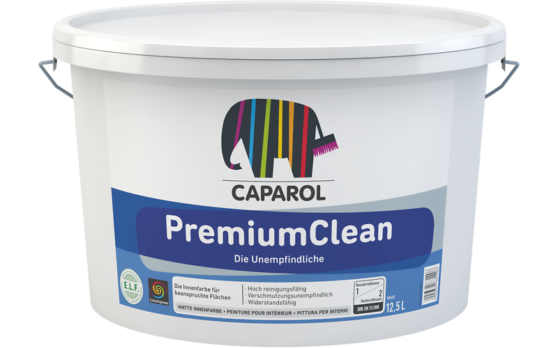 Краска водно-дисперсионная для внутренних работ Caparol PremiumClean База 2, 12,5 л КАПАРОЛ ЦЕНТР САМАРА