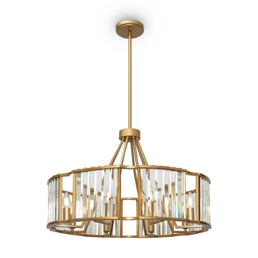 Люстра на штанге Maytoni Solar MOD087PL-08G MAYTONI