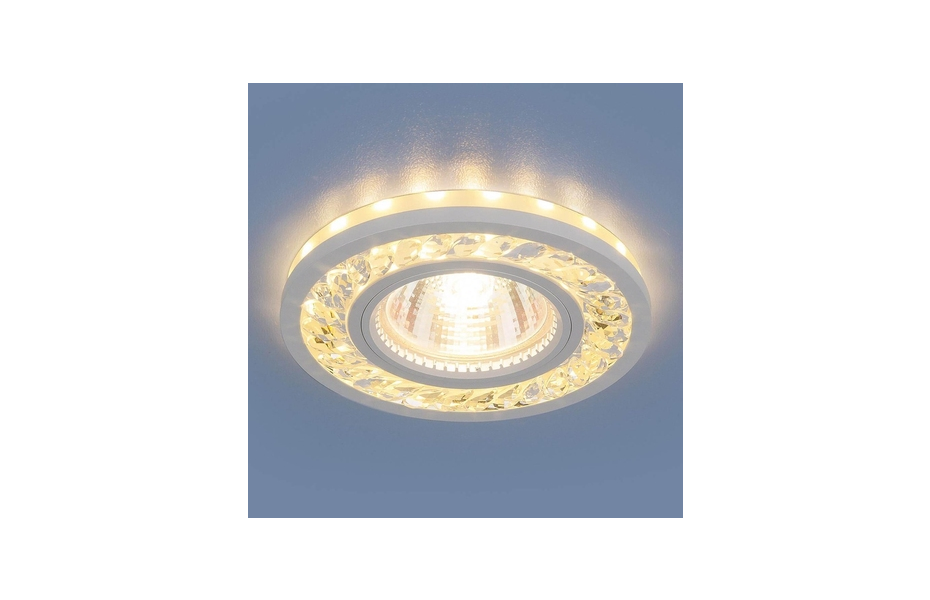 ВСТРАИВАЕМЫЙ СВЕТИЛЬНИК ELEKTROSTANDARD 8355 MR16 CL/WH ПРОЗРАЧНЫЙ/БЕЛЫЙ 4690389102851 MNOGOROZETOK - МНОГОРОЗЕТОК