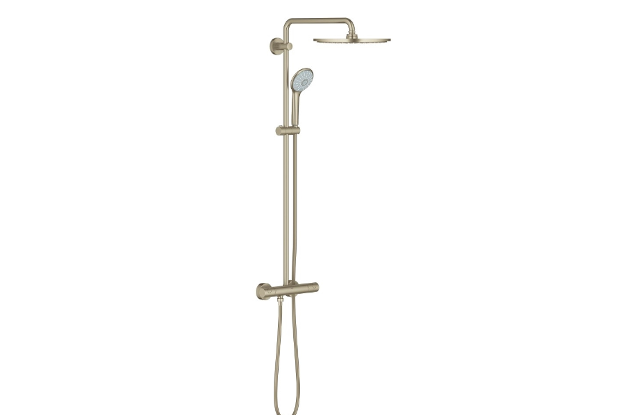 GROHE Euphoria XXL 310 Душевая система с термостатом для душа, цвет: никель, матовый АТЕЛЬЕ ВАННОЙ КОМНАТЫ. САМАРА
