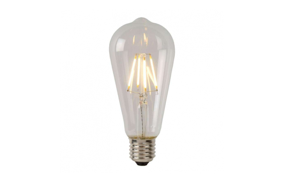ЛАМПА СВЕТОДИОДНАЯ LUCIDE E27 7W 2700К ПРОЗРАЧНАЯ 49084/07/60 МОСПЛИТКА