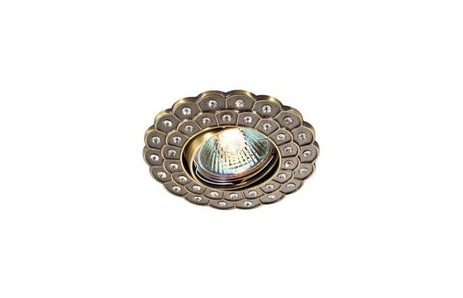 ВСТРАИВАЕМЫЙ СВЕТИЛЬНИК NOVOTECH FLOWER 369824 MNOGOROZETOK - МНОГОРОЗЕТОК