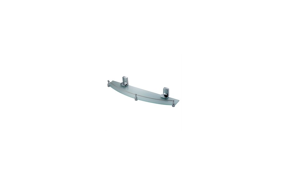 WasserKRAFT Leine K-5044 (ранее К-5024) Полка стеклянная с бортиком АТЕЛЬЕ ВАННОЙ КОМНАТЫ. САМАРА