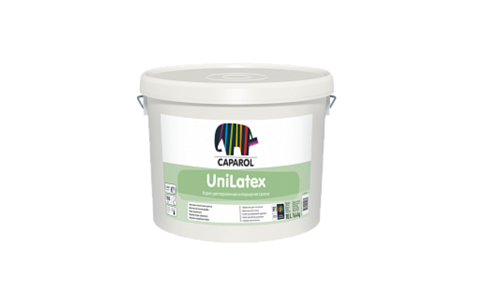 Краска водно-дисперсионная Caparol Unilatex (база 3, 9,4 л.) КАПАРОЛ ЦЕНТР САМАРА