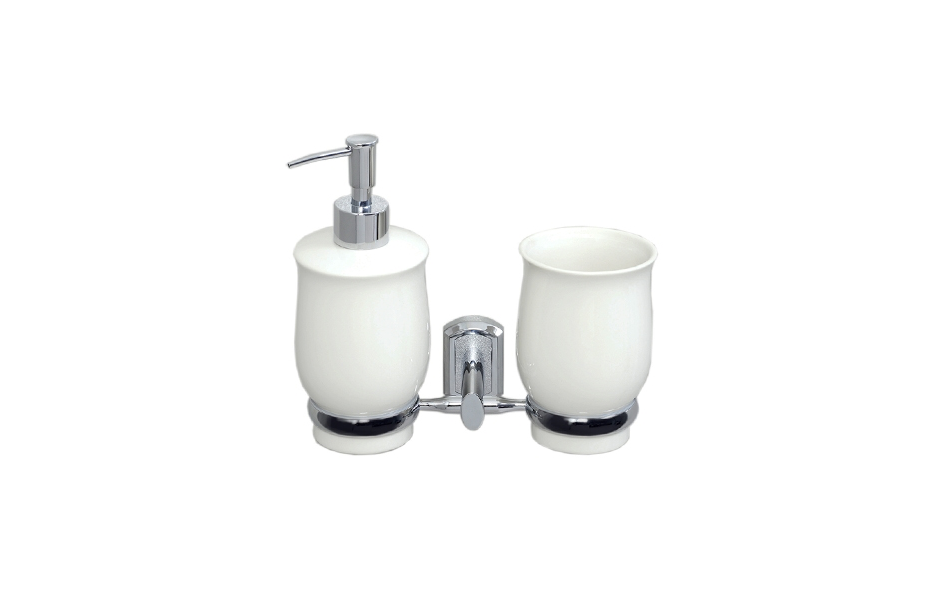 WasserKRAFT K-24189 Держатель стакана и дозатора АТЕЛЬЕ ВАННОЙ КОМНАТЫ. САМАРА