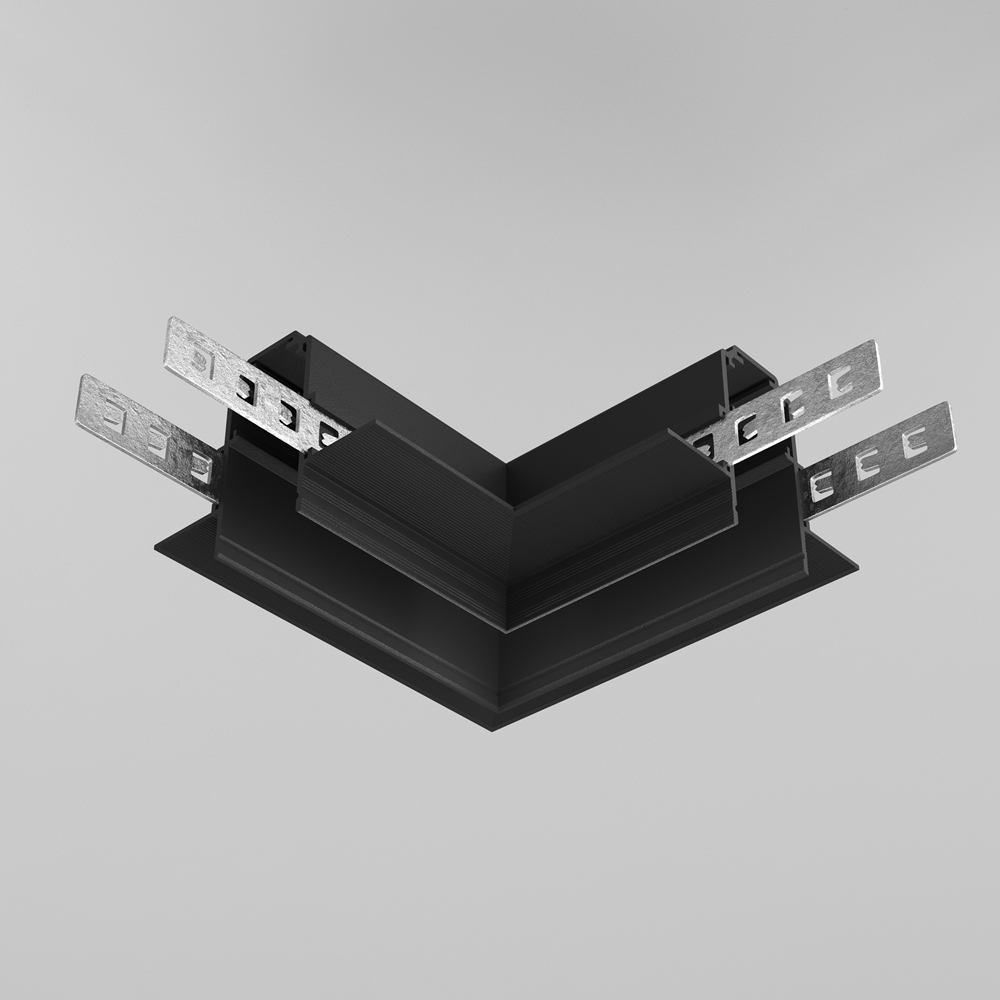 Коннектор угловой встраиваемый Maytoni Exility TRACL034-42B-R MAYTONI