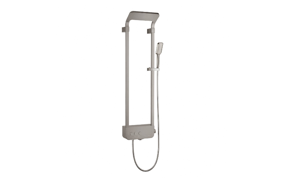 BLACK&WHITE Душевая панель W2040 Brushed Nickel (1300х405x230 АТЕЛЬЕ ВАННОЙ КОМНАТЫ. САМАРА