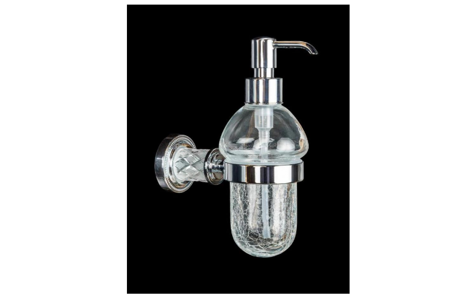 BOHEME Murano Crystal Настенный диспенсер, хром АТЕЛЬЕ ВАННОЙ КОМНАТЫ. САМАРА