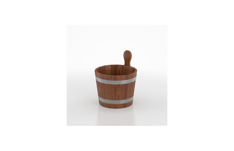 Ушат BENTWOOD Лиственница Морёная 5 л. ПАР МАСТЕР