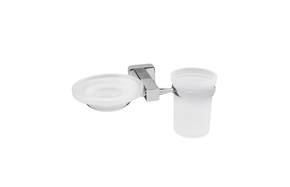 WasserKRAFT Lippe K-6526 Держатель стакана и мыльницы АТЕЛЬЕ ВАННОЙ КОМНАТЫ. САМАРА