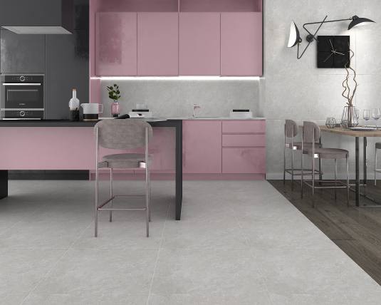 Zircon Керамогранит светло-серый обрезной 59,50x59,50 LAPARET