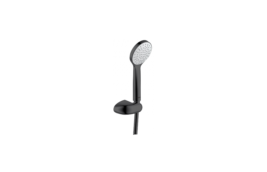 Damixa Eclipse Graphite душевой набор: 100 мм, 1ф, наст. держатель, шланг 1,5м АТЕЛЬЕ ВАННОЙ КОМНАТЫ. САМАРА
