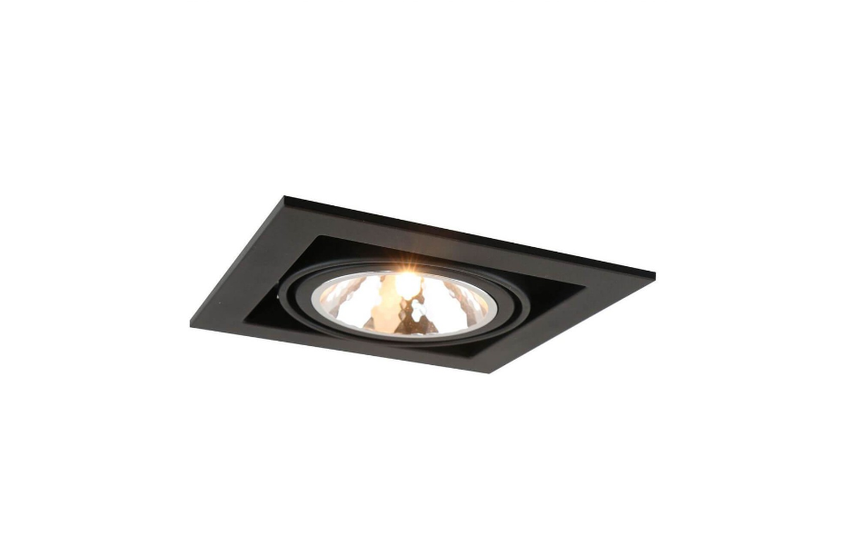 ВСТРАИВАЕМЫЙ СВЕТИЛЬНИК ARTE LAMP CARDANI SEMPLICE A5949PL-1BK MNOGOROZETOK - МНОГОРОЗЕТОК