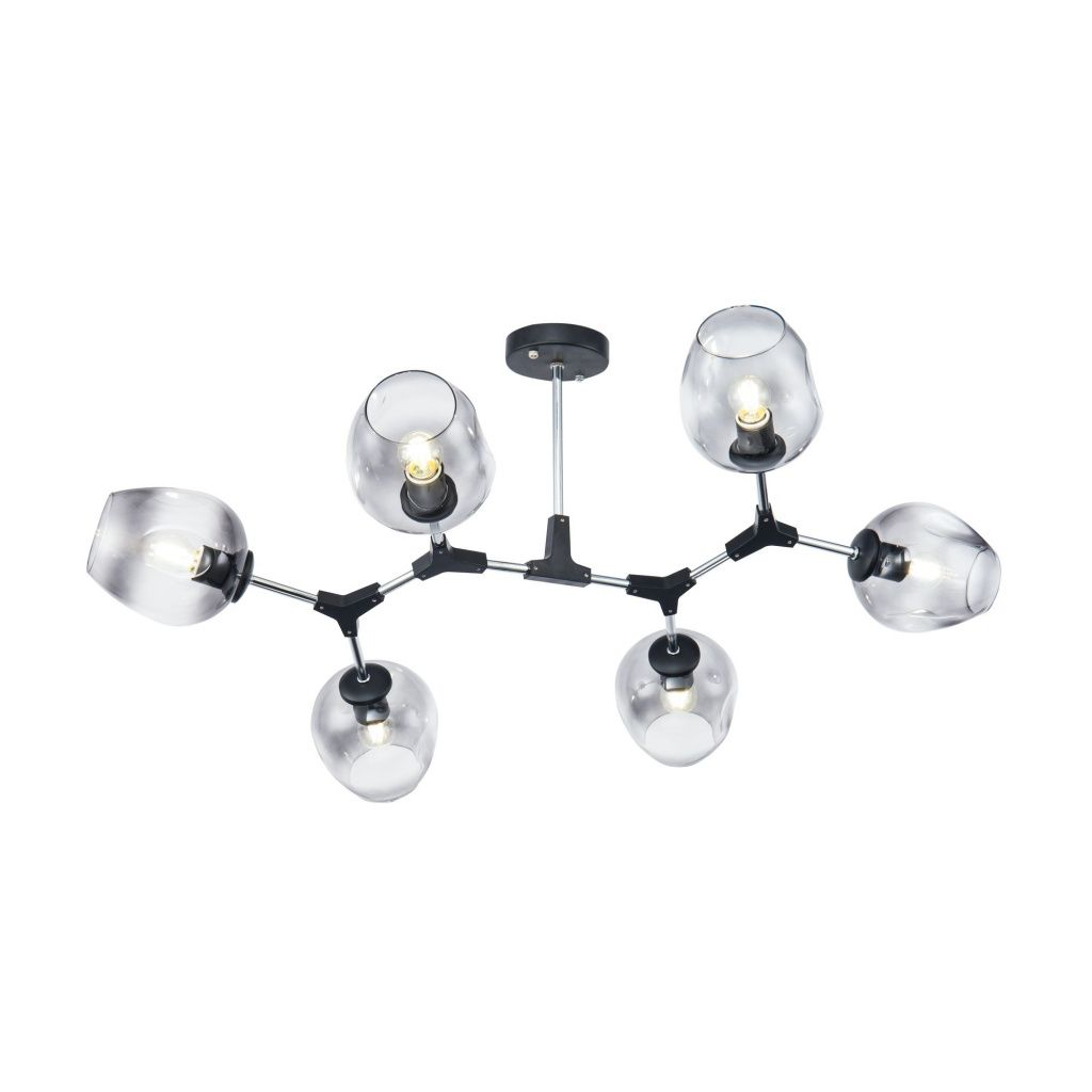 Люстра на штанге Freya Desi FR5006CL-06B MAYTONI