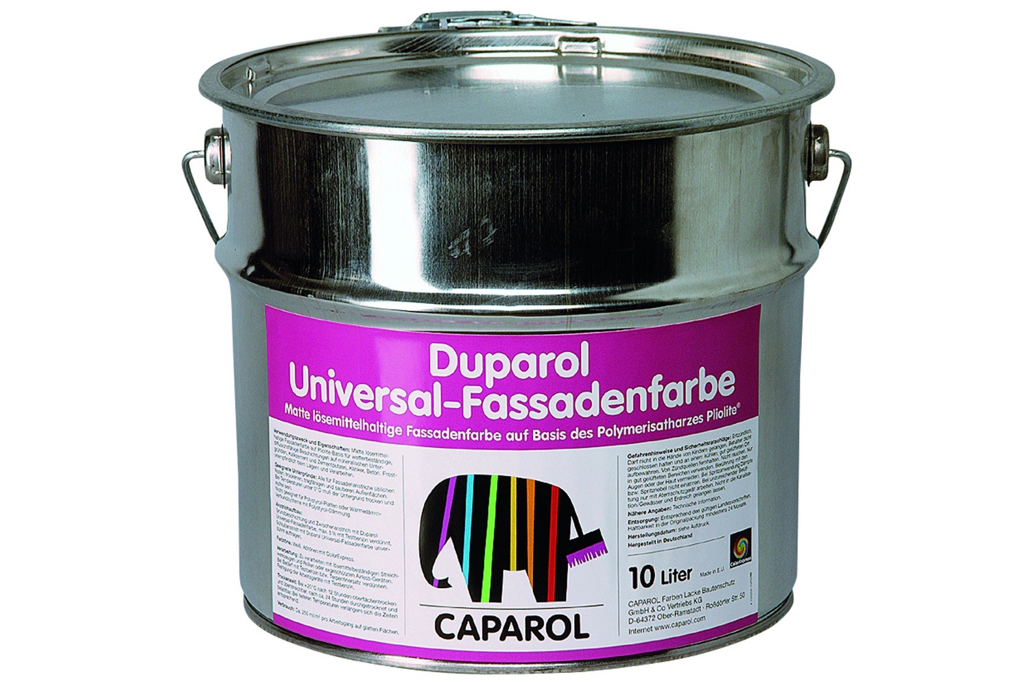 Краска Caparol Duparol Universal-Fassadenfarbe, База 1, 10 л КАПАРОЛ ЦЕНТР САМАРА