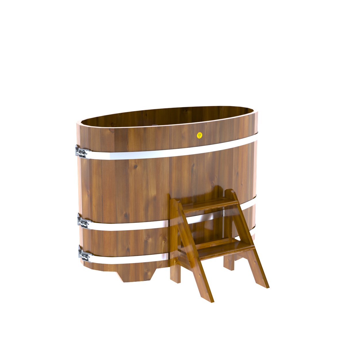 Купель BENTWOOD Лиственница Морёная Рустик (0,69*1,31*1,0 м.)* ПАР МАСТЕР