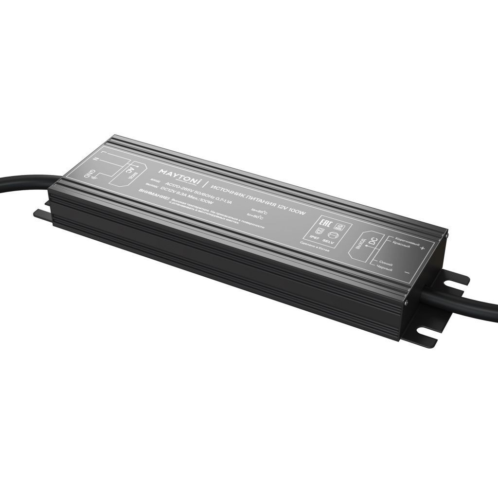 Блок питания для светодиодной ленты 60Вт 12V IP67 Maytoni 020205 MAYTONI