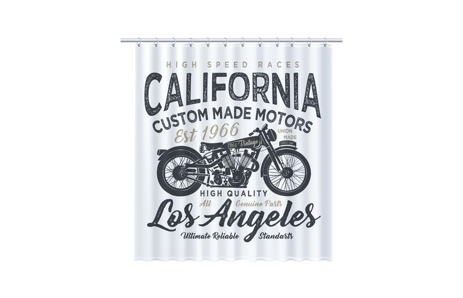 FIXSEN California Шторка для ванной, ширина 180 см, цвет мультиколор АТЕЛЬЕ ВАННОЙ КОМНАТЫ. САМАРА