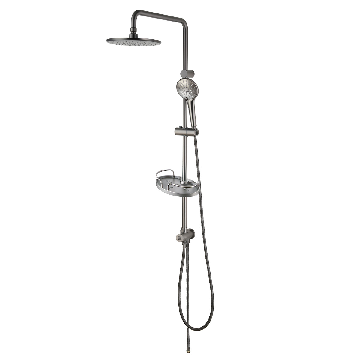 Душевой гарнитур без смесителя LM3788GM Bronx Lemark BAS