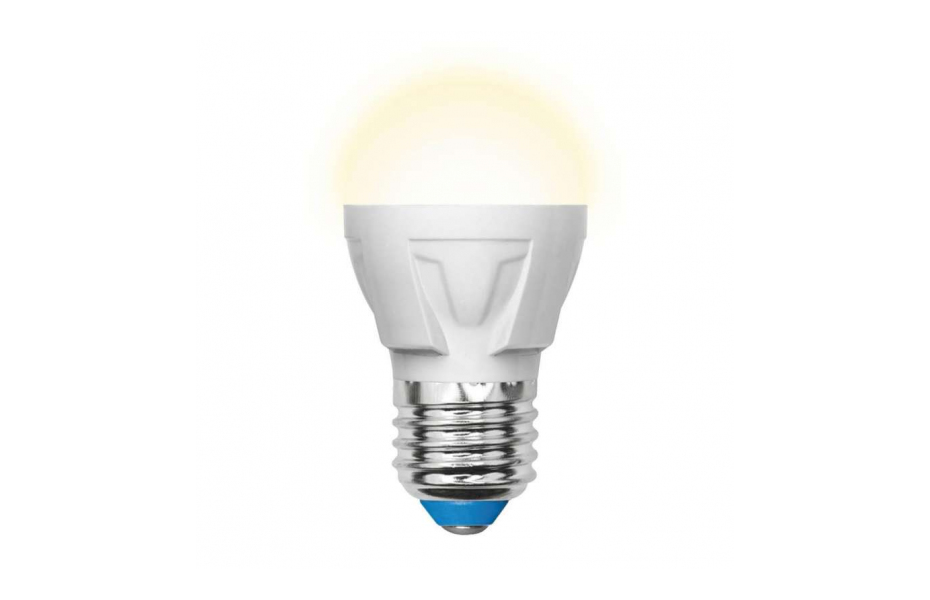 ЛАМПА СВЕТОДИОДНАЯ UNIEL E27 7W 3000K МАТОВАЯ LED-G45 7W/WW/E27/FR PLP01WH UL-00002420 МОСПЛИТКА