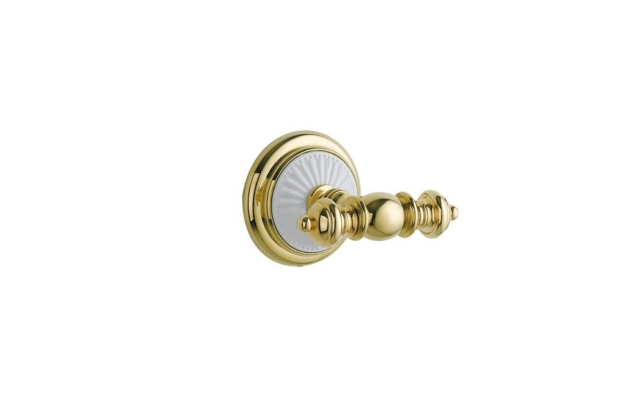 BOHEME Murano Крючок двойной, золот АТЕЛЬЕ ВАННОЙ КОМНАТЫ. САМАРА