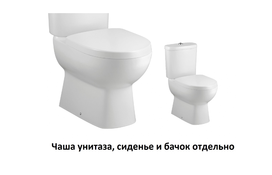 JACOB DELAFON Panache Напольный унитаз с выпуском «vario», крышка и бачок отедельно АТЕЛЬЕ ВАННОЙ КОМНАТЫ. САМАРА